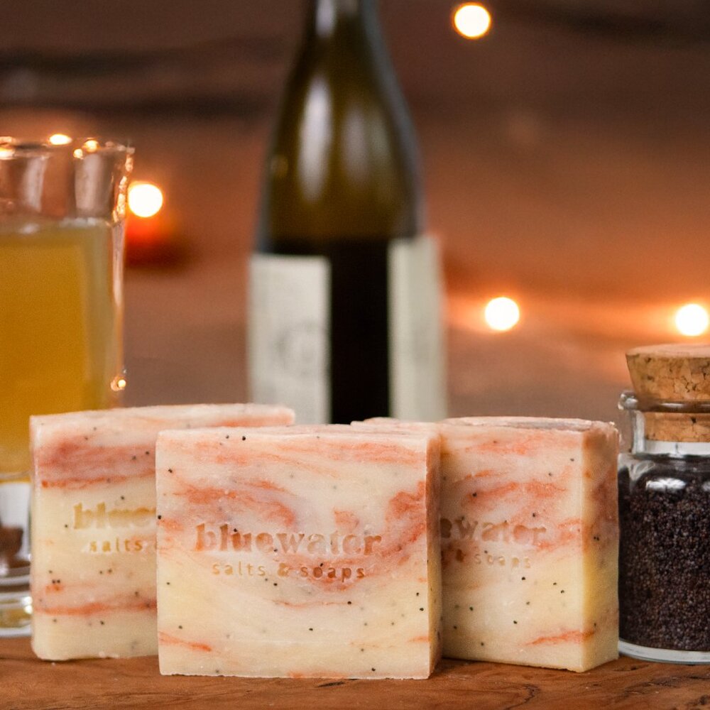 STRAWBERRY MIMOSA - Bluewater Body Wash Natural Soap Collection